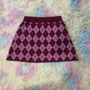 argyle skirt size XXS knit 🧶 cute skirt